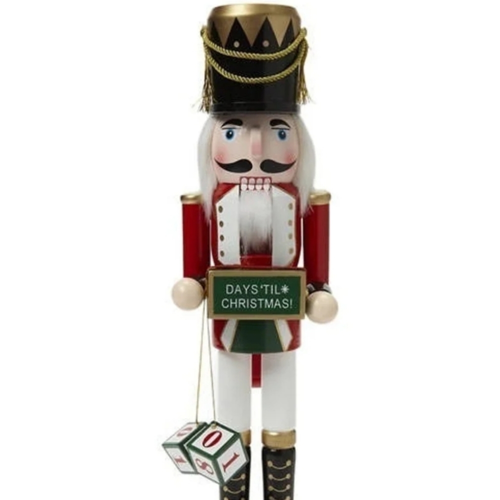 Advent Soldier Christmas Wooden Nutcracker Counts Up to 95 days NWT RETIRED 2023